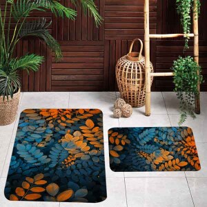 2 li Banyo paspas Takımı RVG5114 - TepeHome (1)