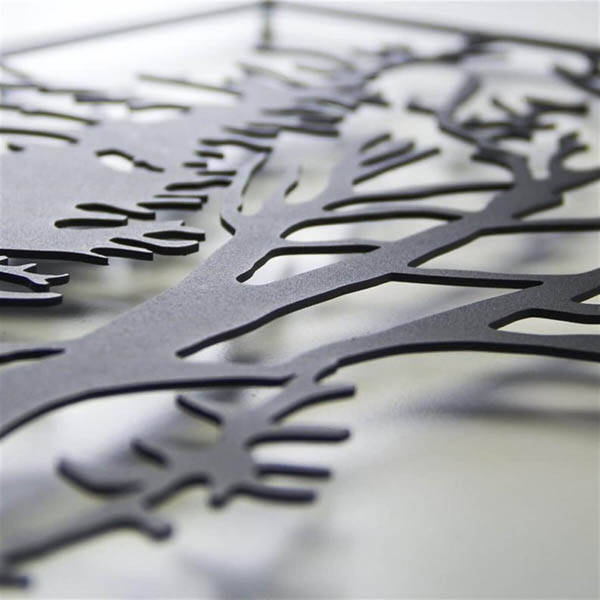 3 Lü Ağaç Metal Duvar Dekoru - 6