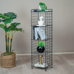 5 Raflı Tel Kitaplık - TepeHome (1)