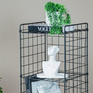 5 Raflı Tel Kitaplık - 4