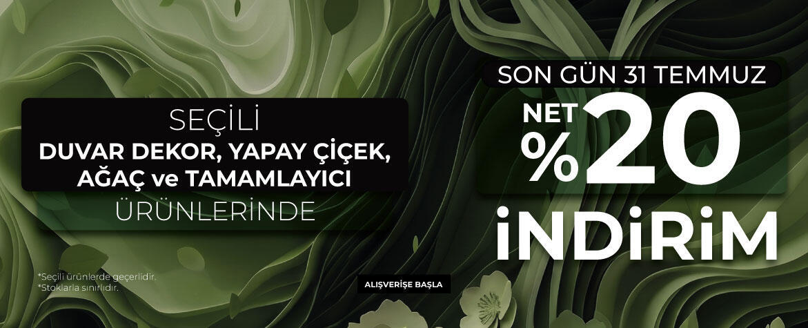 duvar dekor yapay çiçek ağaç tamamlayıcı 20 indirim