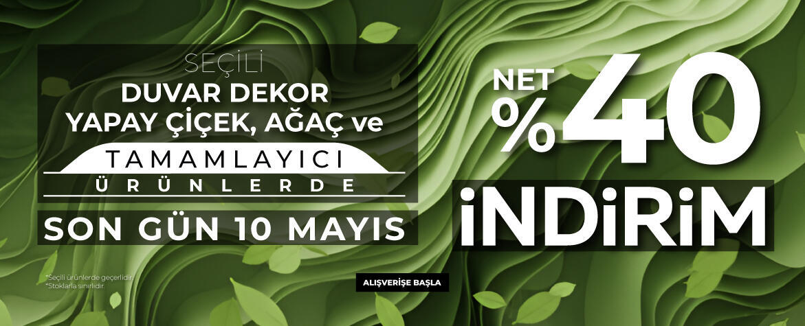 duvar dekor yapay çiçek ağaç tamamlayıcı 40 indirim