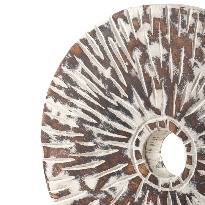 Ahşap Dekoratif Obje 37X9X37 Cm - 2