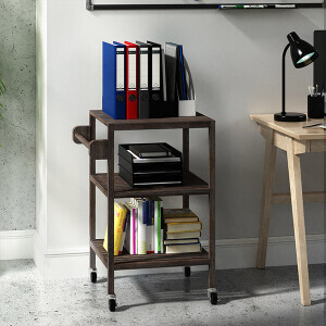 Akasya Ahşap Servis Arabası - 3