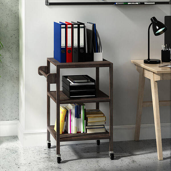 Akasya Ahşap Servis Arabası - 3