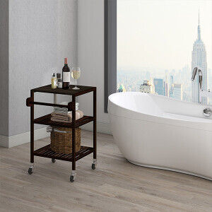 Akasya Ahşap Servis Arabası - 4