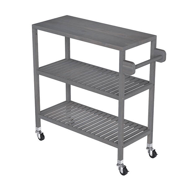 Akasya Ahşap Servis Arabası - 2