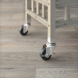 Akasya Ahşap Tepsili Servis Arabası - 4