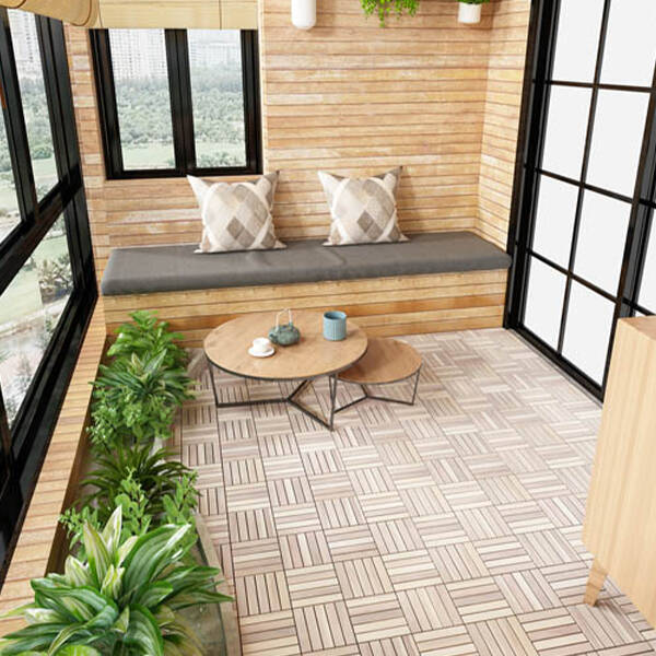 Akasya Ahşap Yer Karosu - 6