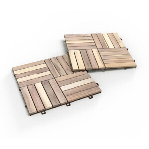 Akasya Ahşap Yer Karosu - TepeHome