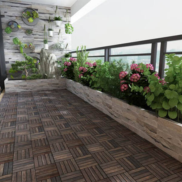 Akasya Ahşap Yer Karosu - 4