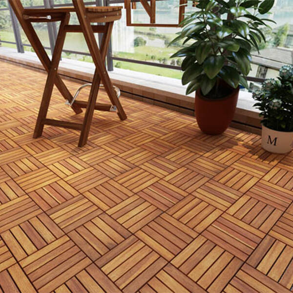 Akasya Ahşap Yer Karosu - 7