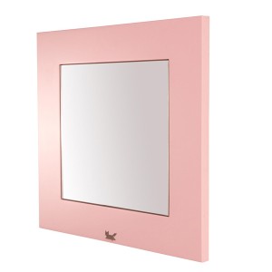 Akismal S Duvar Aynası Pembe - TepeHome