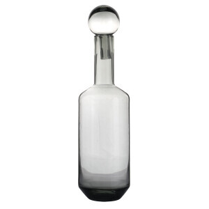 Antik Cam Füme Kapaklı Karaf13x13x50 Cm - 3