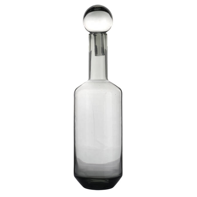 Antik Cam Füme Kapaklı Karaf13x13x50 Cm - 3