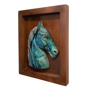 At Başı Figürü Dekoratif Pano 30X36 Cm - TepeHome (1)