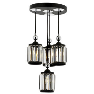 Av-4318-4T-Bsy Siyah Modern Avize - TepeHome