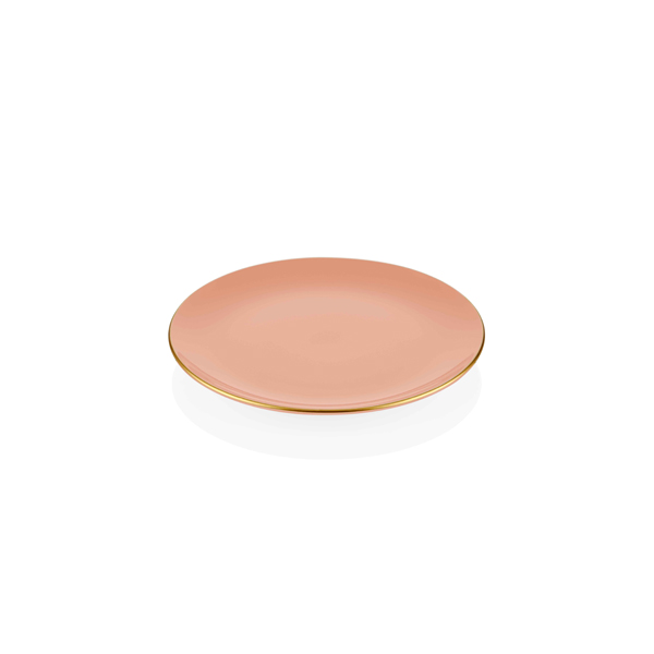 Basic Pasta Tabağı 6 Lı Set Somon Pembe - 3