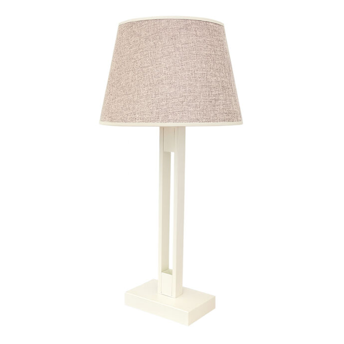 Beyaz Boyalı Masa Lambası 1285-Ml-1Bby