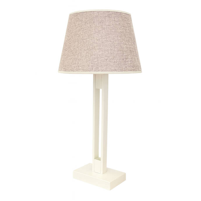 Beyaz Boyalı Masa Lambası 1285-Ml-1Bby - 1