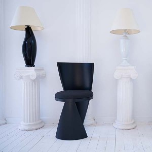 Black Ovi Sandalye - 2