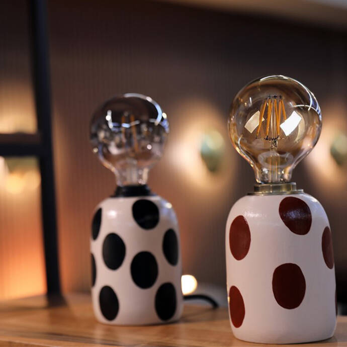 Bubble Kırmızı Masa Üstü Aydınlatma - 2