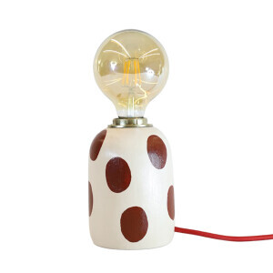 Bubble Kırmızı Masa Üstü Aydınlatma - TepeHome