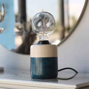 Bubble Mavi Beyaz Masa Üstü Aydınlatma - 3