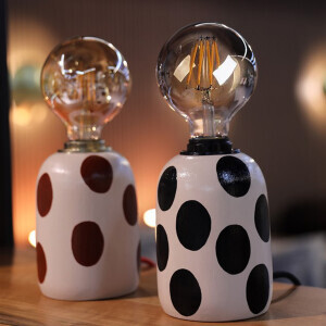 Bubble Siyah Masa Üstü Aydınlatma - TepeHome (1)