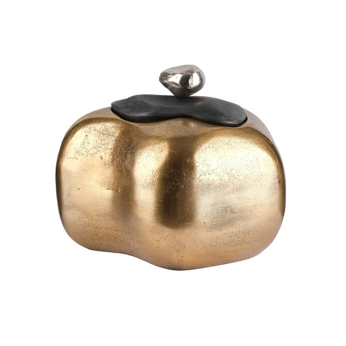 Çakıl Kutusu Dekoratif Antik Gold Silver - 2