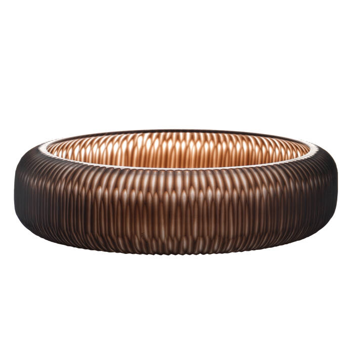 Cam Dekoratif Tabak Brown 36x36x9 Cm - 1