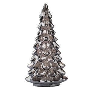 Cam Işıklı Gold Katlı Yılbaşı Ağacı - TepeHome