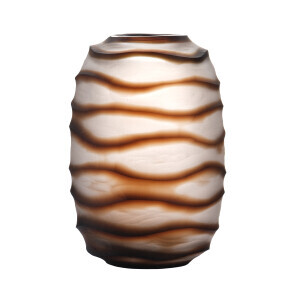 Cam Vazo Brown 15x15x21 Cm - TepeHome