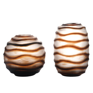 Cam Vazo Brown 18x18x16 Cm - TepeHome (1)