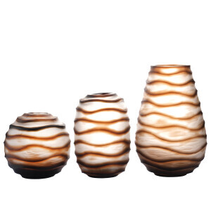 Cam Vazo Brown 18x18x29 Cm - TepeHome (1)