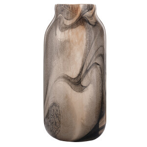 Cam Vazo Desenli 16X16X33 Cm - TepeHome