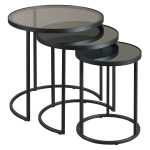 Cameron Zigon Sehpa Siyah - TepeHome