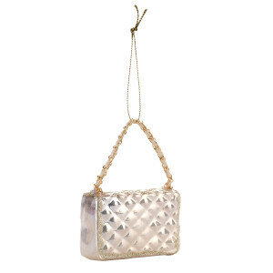 Çanta Figürü Krem Ağaç Süsü - TepeHome (1)