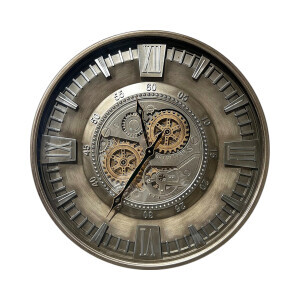 Çarklı  Metal Duvar Saati CM21K038 - TepeHome