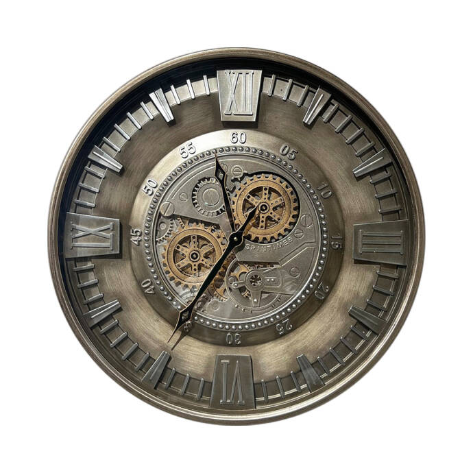 Çarklı  Metal Duvar Saati CM21K038 - 1