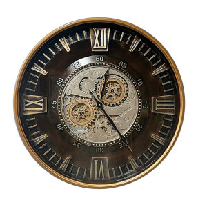 Çarklı  Metal Duvar Saati CM21K33 - TepeHome