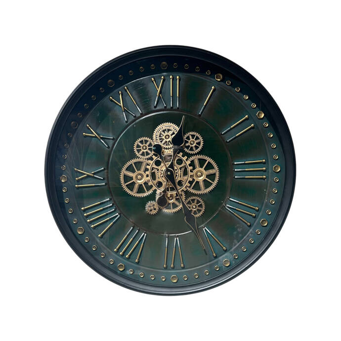 Çarklı  Metal Duvar Saati CM24K056 - 1