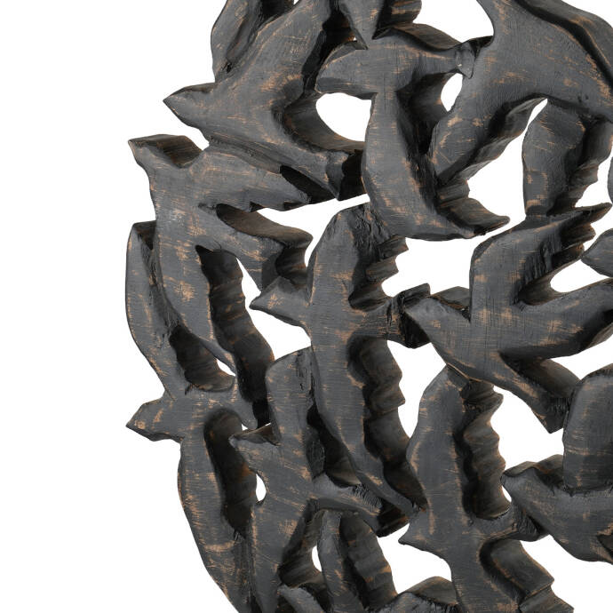 Çemberde Dekoratif Obje Uçan Kuşlar - 2