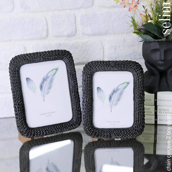 Chain Çerçeve Siyah - 3