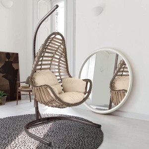 Cp001 Tekli Salıncak Kahverengi - TepeHome (1)