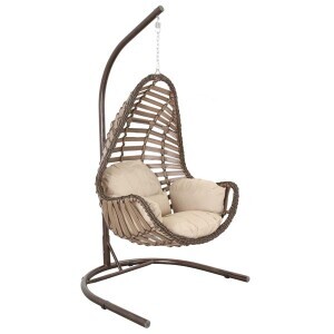 Cp001 Tekli Salıncak Kahverengi - TepeHome