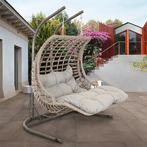 Cp003 İkili Salıncak Gri - TepeHome (1)