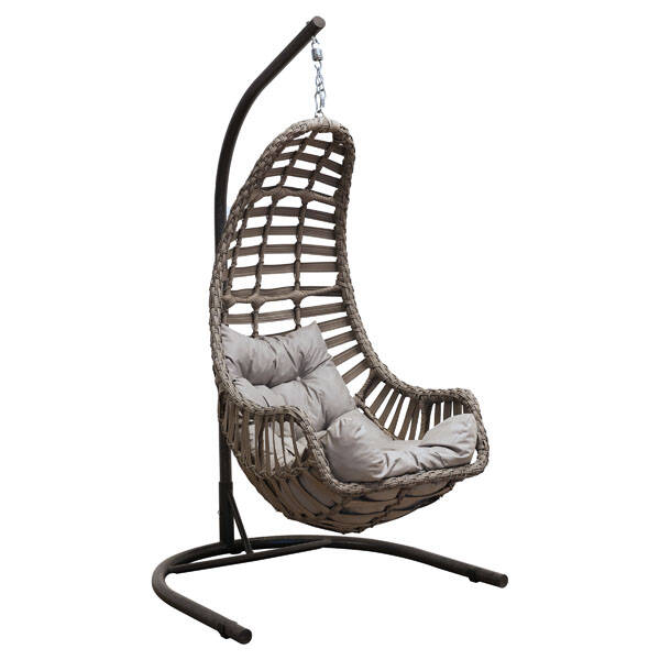 Cp010 Tekli Salıncak Gri - 1