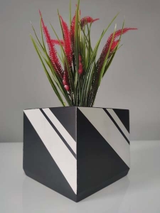 Cubic Dekoratif Beton Saksı - TepeHome (1)