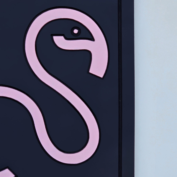 Cute Flamingo Tablo - 3